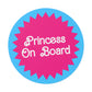 Princess on Board Vinyl Sticker