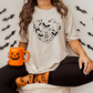Spooky Ghost Cats and Bats Tee