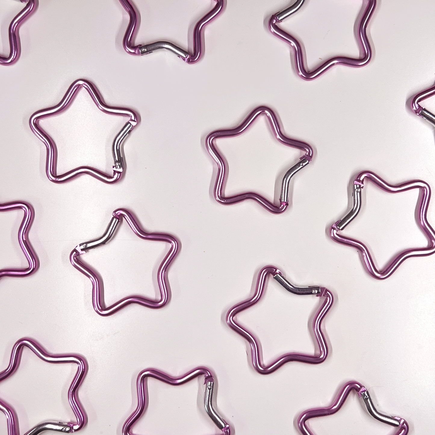 Pink Star Carabiner
