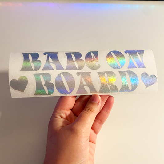 Babe on Board Decal