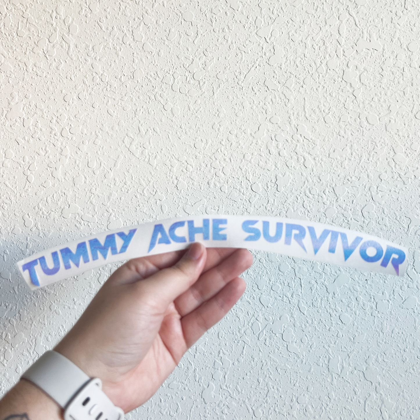Tummy Ache Survivor Decal
